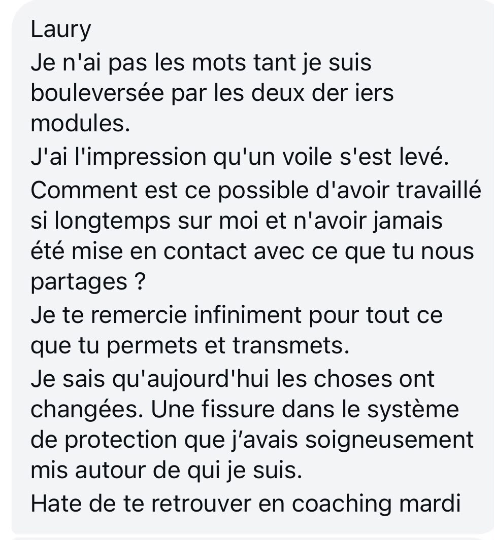 Témoignage d'une cliente de La Maison des Souveraines 2