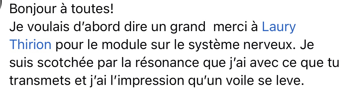 Témoignage d'une cliente de La Maison des Souveraines 10